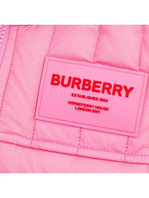 Kids Women s Logo Patch Padded Vest Pink 8053880 - BURBERRY - BALAAN 4