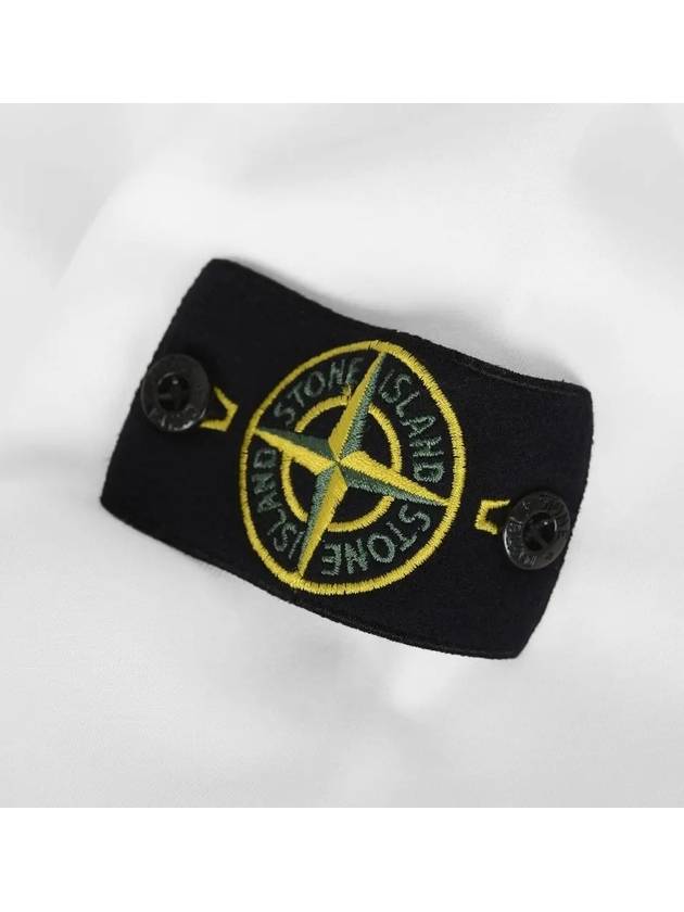 Round-Neck Sweatshirt White - STONE ISLAND - BALAAN 5