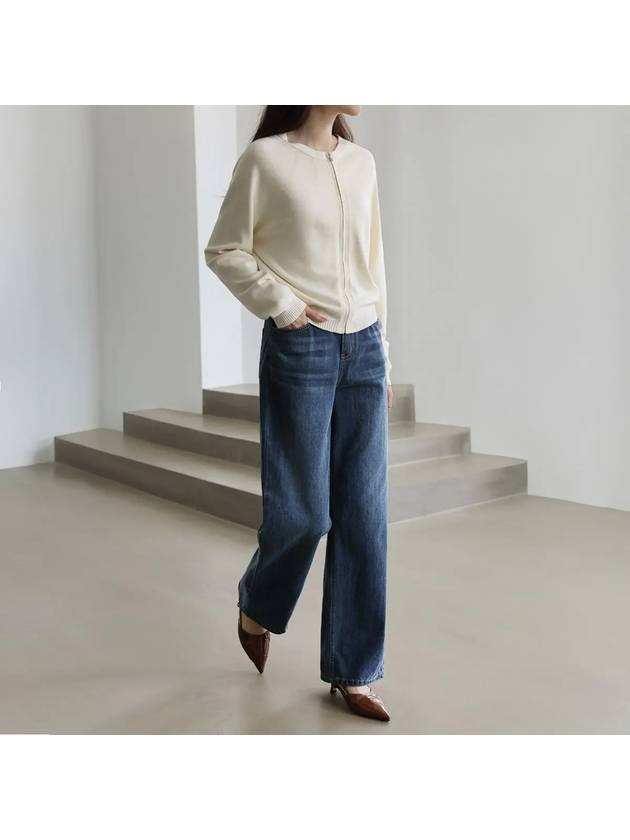 Joven back banding wide denim pants - MONO AT.D - BALAAN 4