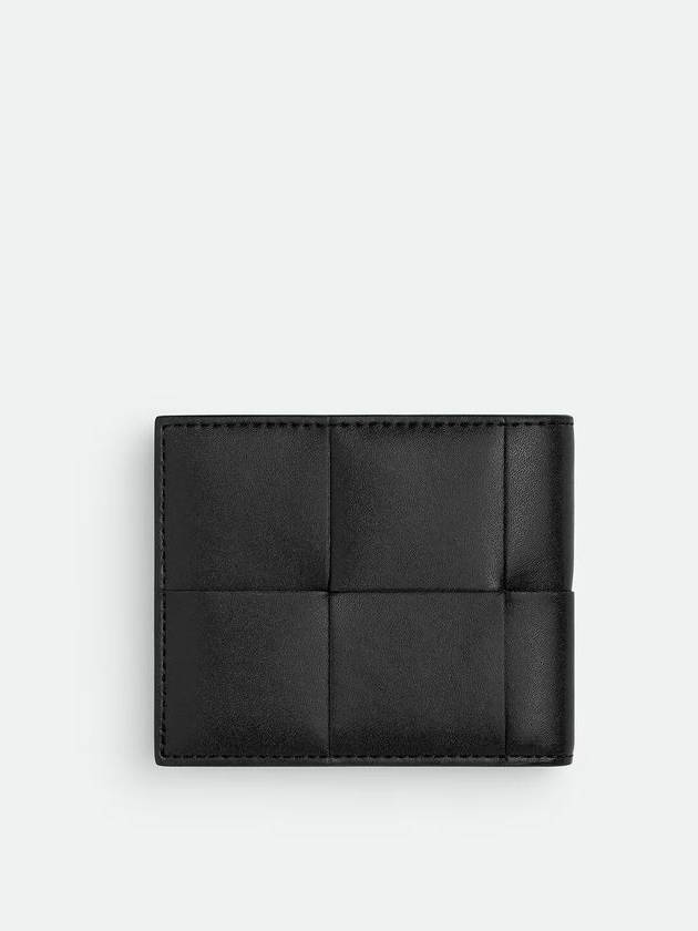 Intrecciato Cassette Half Wallet Black - BOTTEGA VENETA - BALAAN 4