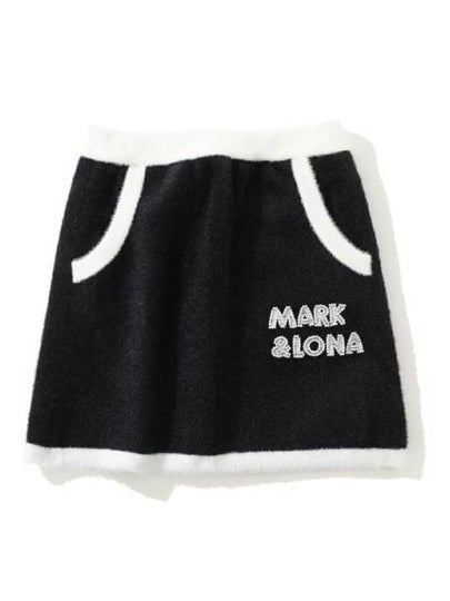 Golf Wear Women s Knit Skirt MLW 2D AE11 BLACK - MARK & LONA - BALAAN 2