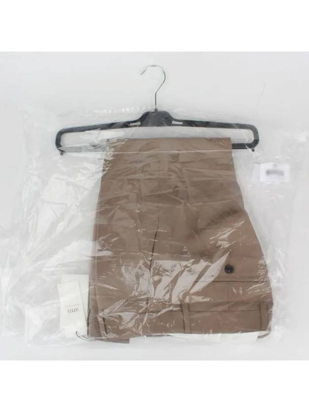 Men's Cigarette Fill Straight Pants Beige - AMI - BALAAN 8