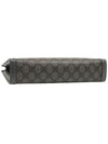 Gray GG Supreme Canvas Ophidia Strap Pouch Clutch - GUCCI - BALAAN 4