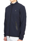 women's brushed zip-up jacket navy - HYDROGEN - BALAAN 3