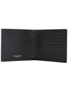 East/West Wallet In Smooth Leather Black - SAINT LAURENT - BALAAN 5