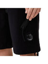 Lens Wappen Shorts Black - CP COMPANY - BALAAN 5