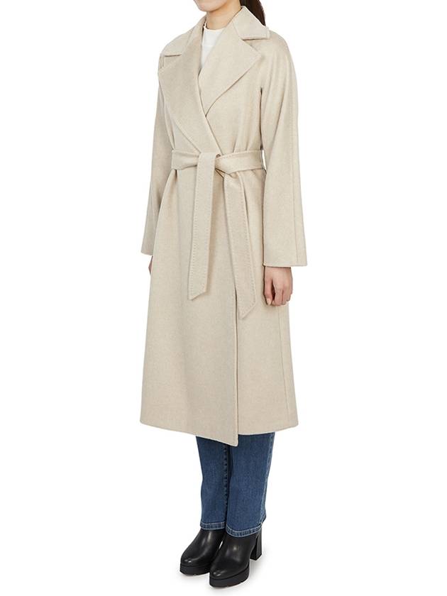 Umido Cashmere Single Coat Ivory - MAX MARA - BALAAN 3