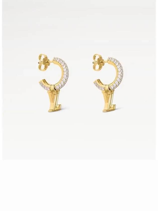 LV Iconic Earrings Gold - LOUIS VUITTON - BALAAN 3