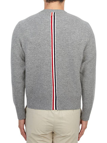 Arm Band Merino Wool Pique Knit Top Grey - THOM BROWNE - BALAAN 2