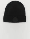 Patch Crystal Logo Wool Women s Beanie 3B00072 M2739 999 - MONCLER - BALAAN 3