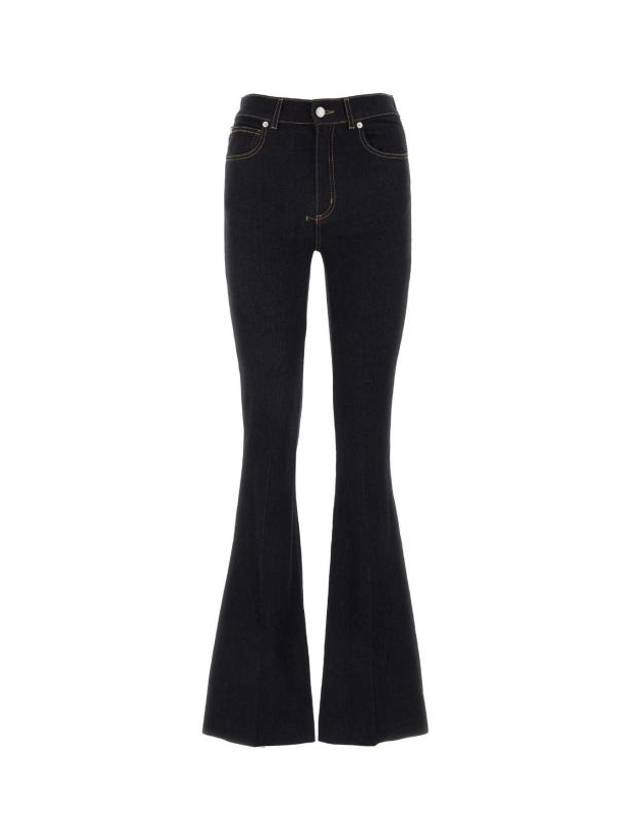 Denim Straight Pants 768175QMACK 4484 Blue - ALEXANDER MCQUEEN - BALAAN 1