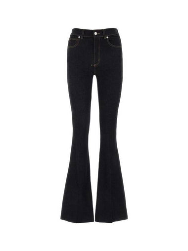 Denim Straight Pants 768175QMACK 4484 Blue - ALEXANDER MCQUEEN - BALAAN 1