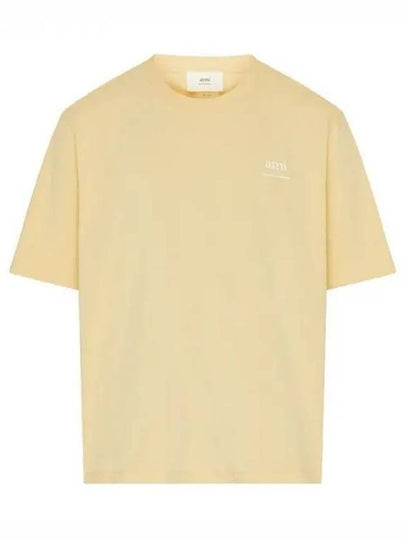 Alexandre Mattiussi Print Short Sleeve T Shirt Yellow - AMI - BALAAN 2