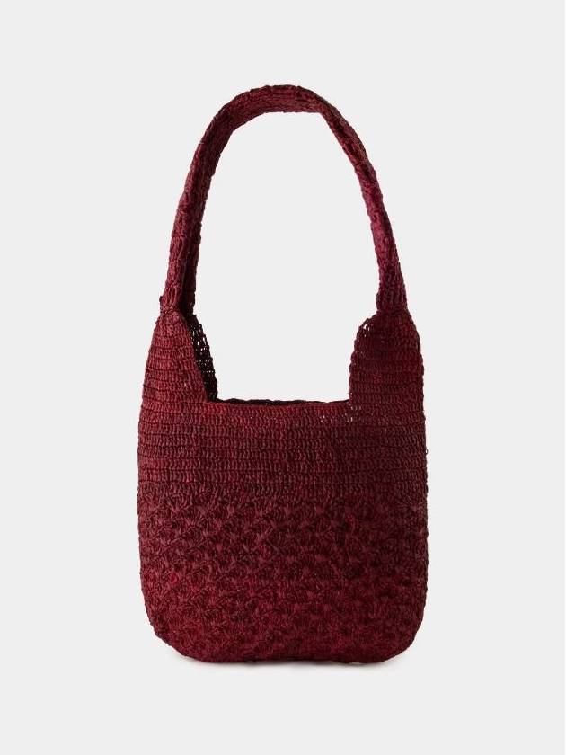 Praia Raffia Small Tote Bag Purple Women s - ISABEL MARANT - BALAAN 6