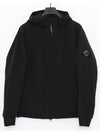 Shell R Hooded Jacket Black - CP COMPANY - BALAAN 3