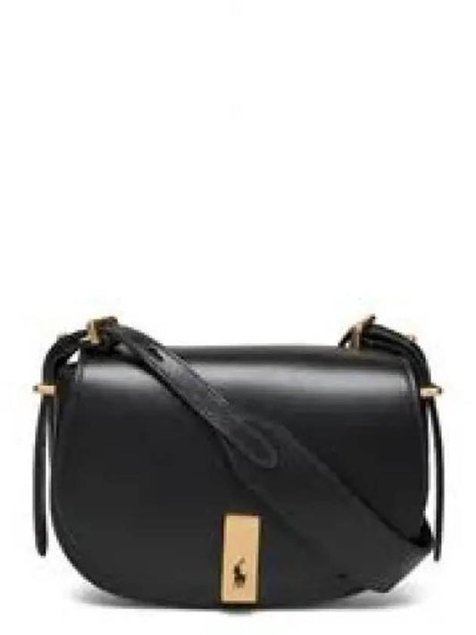 PointsW ID Calfskin Saddlebag Black - POLO RALPH LAUREN - BALAAN 1