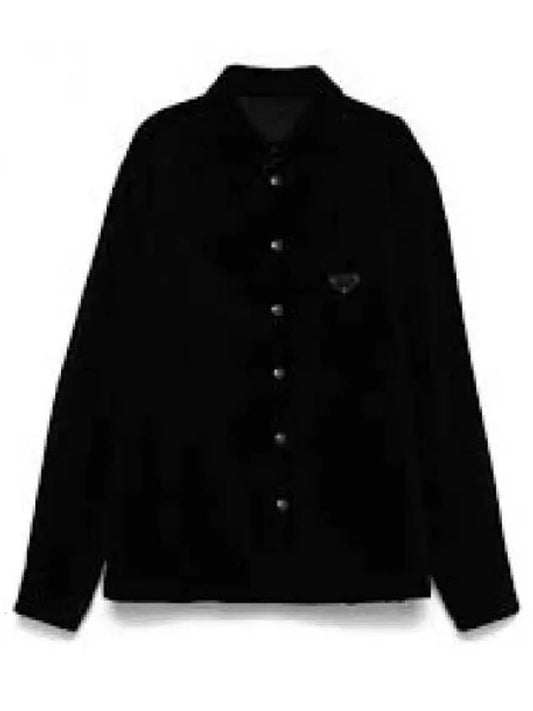 Long Sleeve Shirt SC554M 144R F0002 Black - PRADA - BALAAN 2