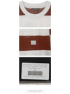 Acne 20SS CL0056 295 Face Patch Striped Short Sleeve T-Shirt Cognac Brown Men's T-Shirt TEO - ACNE STUDIOS - BALAAN 5