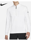 Men's Dry Fit Victory Half Zip Long Sleeve T-Shirt White - NIKE - BALAAN 2