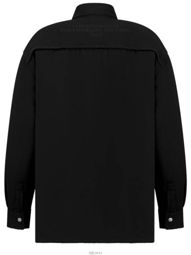 Overshirt Cotton Jacket Black - DIOR - BALAAN 3