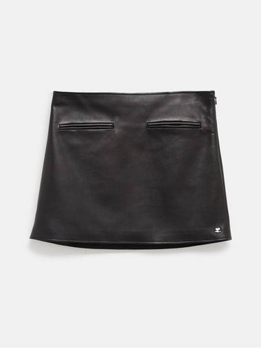 Leather Heritage Mini Skirt - COURREGES - BALAAN 1