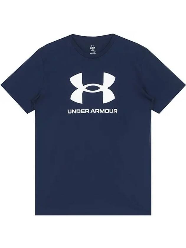 Genuine UA sports style logo t shirt 1382911 408 - UNDER ARMOUR - BALAAN 3