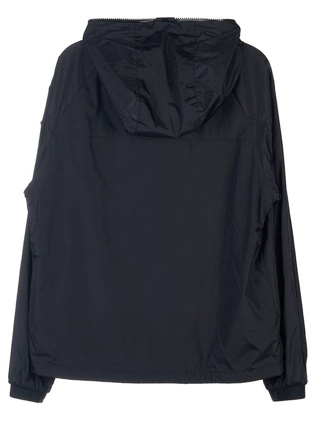 Besar Nylon Hooded Zip-Up Black - MONCLER - BALAAN.