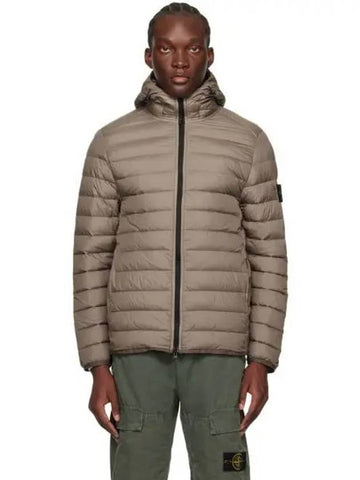 Gray patch down jacket 241828M178010 1149740 - STONE ISLAND - BALAAN 1