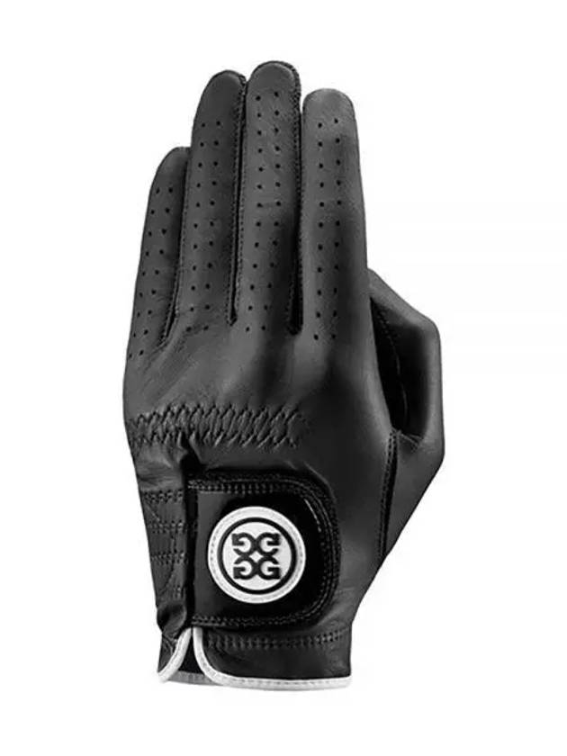 Collection Right Hand Logo Leather Gloves Black - G/FORE - BALAAN 2