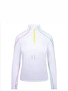 Women'S Sun Shield Quarter Zip Long Sleeve T-Shirt White - G/FORE - BALAAN 2