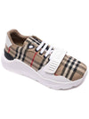 Vintage Check Suede Leather Sneakers Archive Beige - BURBERRY - BALAAN 4