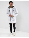 01883025100Advance 15 Hooded Zip JacketGray - NIKE - BALAAN 2