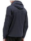 Etiache Rain Hooded Zip Up Blue - MONCLER - BALAAN 4