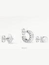 Pearls Set Of 3 Earrings Silver - LOUIS VUITTON - BALAAN 2