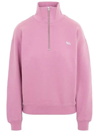 Baby Fox Half Zip Up Sweatshirt Pink - MAISON KITSUNE - BALAAN 2