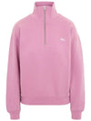 Baby Fox Half Zip Up Sweatshirt Pink - MAISON KITSUNE - BALAAN 3