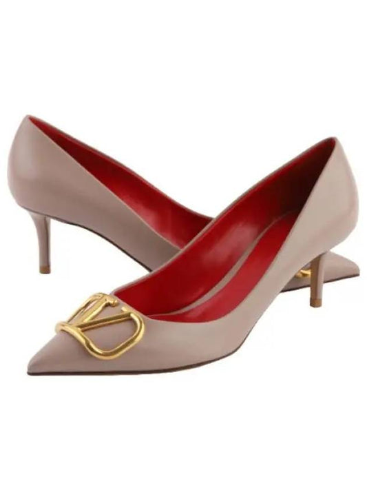 Logo Pumps Heel Women s Shoes - VALENTINO - BALAAN 1