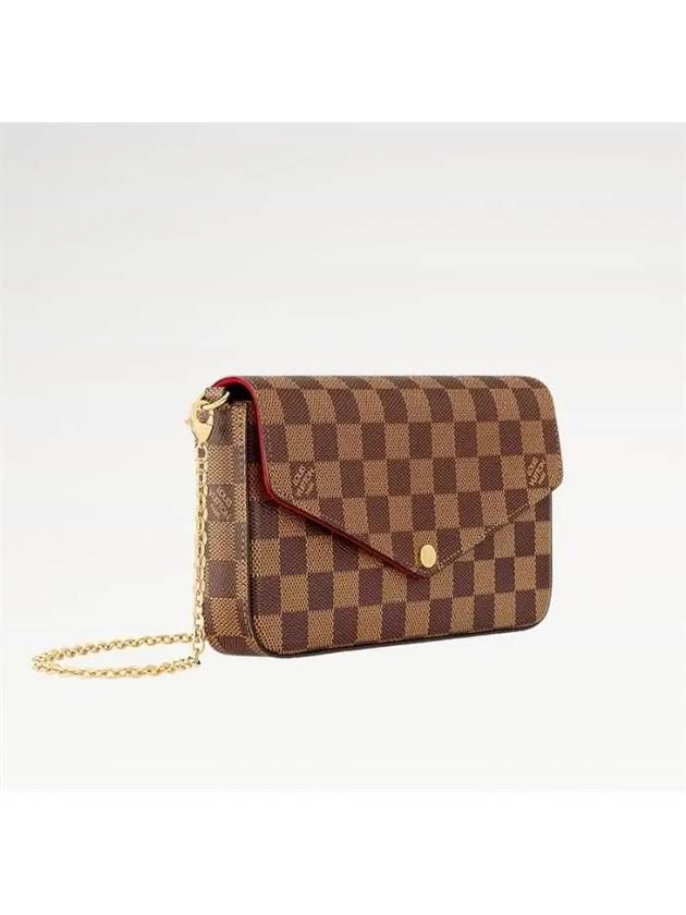 Felicie Pochette Damier Shoulder Bag Brown - LOUIS VUITTON - BALAAN 3