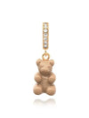 Nostalgia Bear Fave Connector Pendant Salt Caramel - CRYSTAL HAZE - BALAAN 3