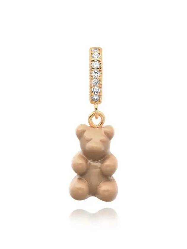 Nostalgia Bear Fave Connector Pendant Salt Caramel - CRYSTAL HAZE - BALAAN 2