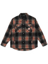 Home on the Range Flannel Shirt BLACK - MALBON GOLF - BALAAN 1