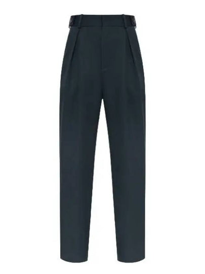 Wool Straight Pants Green - BOTTEGA VENETA - BALAAN 2