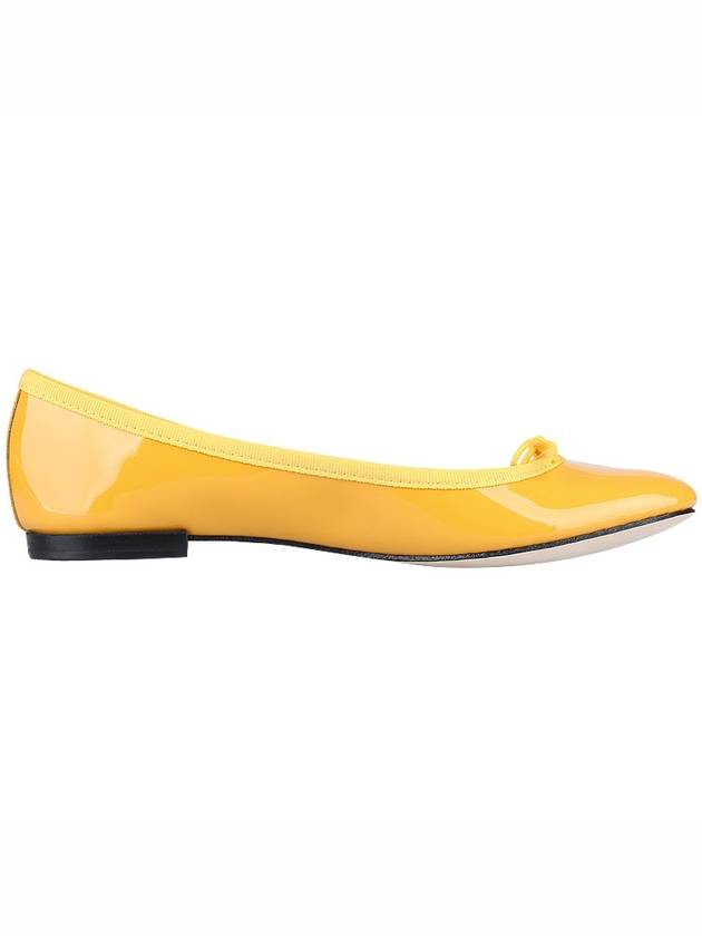 Women's Cendrillon Leather Ballerinas Yellow - REPETTO - BALAAN 5