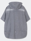 Checked Pattern Spray Hoodie Shirt_Navy - KINETO - BALAAN 4