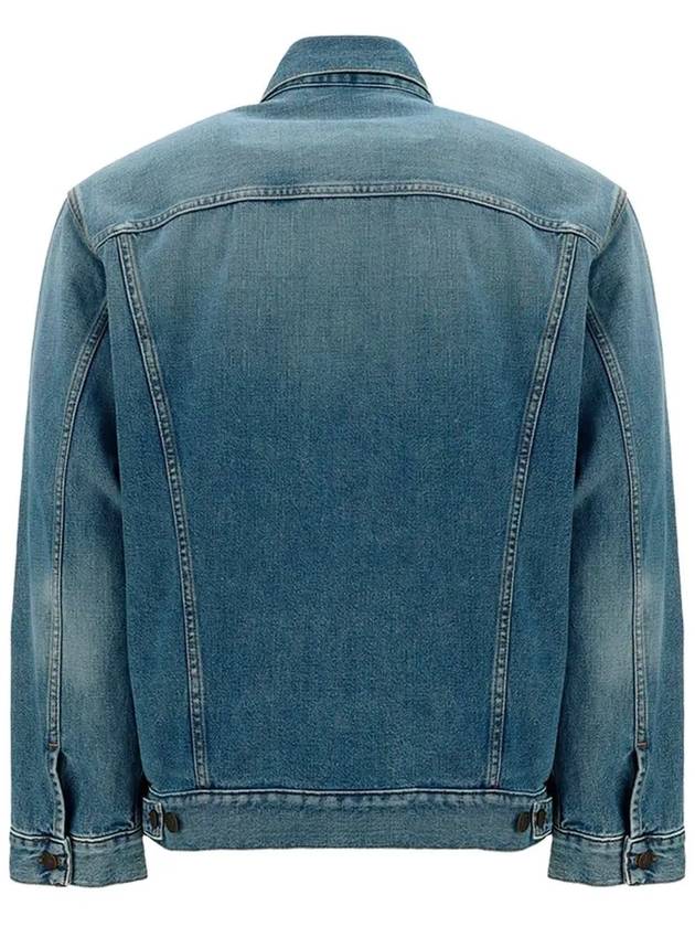 Faded Denim Jacket Mid Blue - ACNE STUDIOS - BALAAN 4