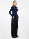 Wool Rayon Polar T Navy 802 - VOYONN - BALAAN 9