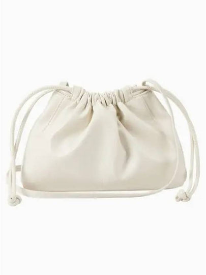 JEANS Women s White Drawstring Bag DH3771 67U - CALVIN KLEIN - BALAAN 2