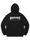 Thrasher Hooded Black Thrasher Hooded - SUPREME - BALAAN 2