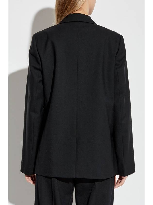 Kenzo Double-breasted Blazer, Women's, Black - KENZO - BALAAN 4