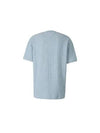 4G Cotton Towelling Short Sleeve T-Shirt Blue - GIVENCHY - BALAAN 3